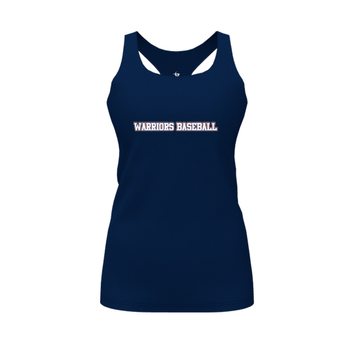 [CUS-DFW-RCBK-PER-NVY-FYS-LOGO2] Racerback Tank Top (Female Youth S, Navy, Logo 2)