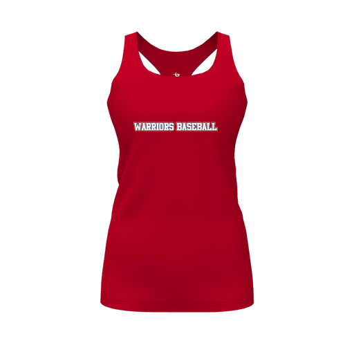 [CUS-DFW-RCBK-PER-RED-FYS-LOGO2] Racerback Tank Top (Female Youth S, Red, Logo 2)