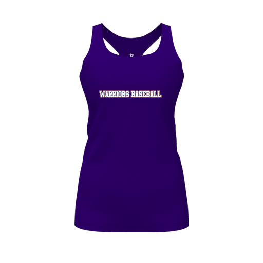 [CUS-DFW-RCBK-PER-PUR-FYS-LOGO2] Racerback Tank Top (Female Youth S, Purple, Logo 2)