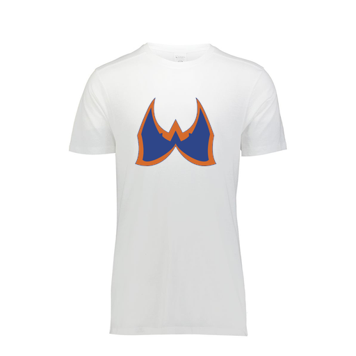 [FTSCUBWH-AS-LOGO1] Decker Men's Tri-Blend T-Shirt - Short Sleeve (Adult S, White, Logo 1)
