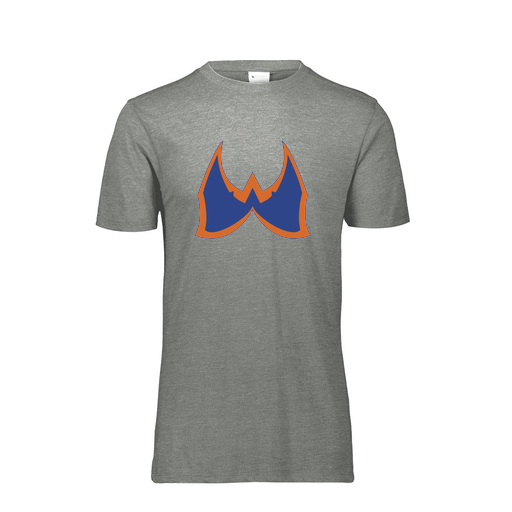 [FTSCUBGY-AS-LOGO1] Decker Men's Tri-Blend T-Shirt - Short Sleeve (Adult S, Gray, Logo 1)