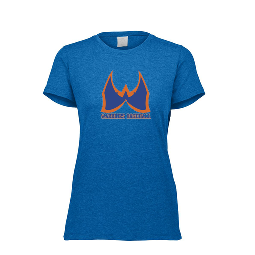 [FTSCUBRY-FAXS-LOGO3] Decker Women's Tri-Blend T-Shirt - Short Sleeve (Female Adult XS, Royal, Logo 3)