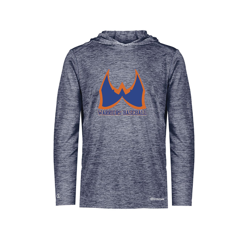 [FOLHCGNV-AS-LOGO3] Decker Men's Charge Hoodie (Adult S, Navy, Logo 3)