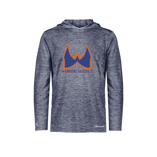 [FOLHCGNV-YS-LOGO3] Decker Youth Charge Hoodie (Youth S, Navy, Logo 3)