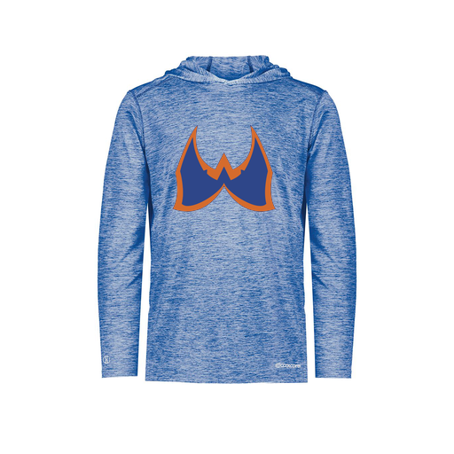 [FOLHCGRY-YS-LOGO1] Decker Youth Charge Hoodie (Youth S, Royal, Logo 1)