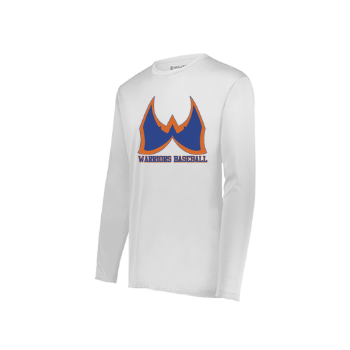 [222822.005.XS-LOGO3] Men's LS Smooth Sport Shirt (Adult XS, White, Logo 3)