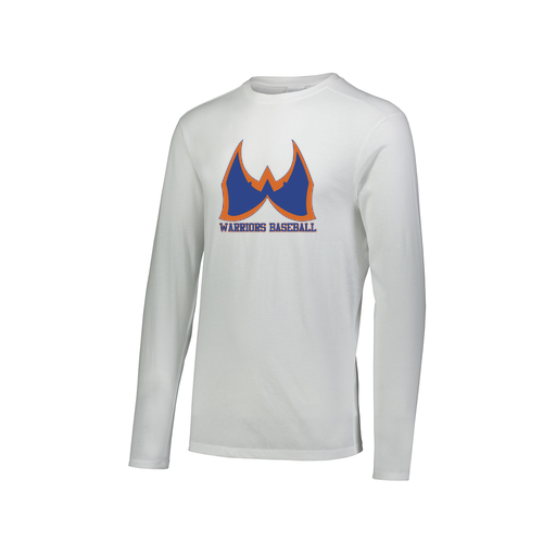 [FTLCUBWH-AXS-LOGO3] Decker Men's Tri-Blend T-Shirt - Long Sleeve (Adult XS, White, Logo 3)