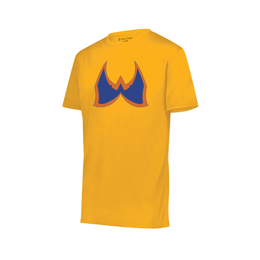 [222819.025.XXS-LOGO1] Youth Movement Dri Fit Shirt (Youth XXS, Athletic Gold, Logo 1)